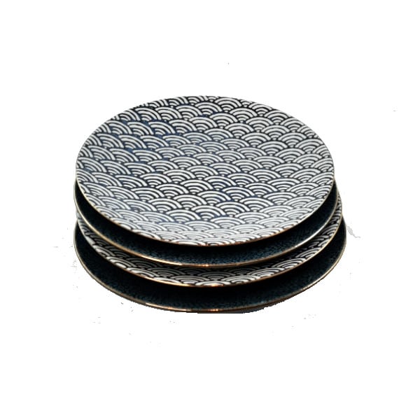 Dinner Plates Mix - Dynamic Spectrum- Set Of 4