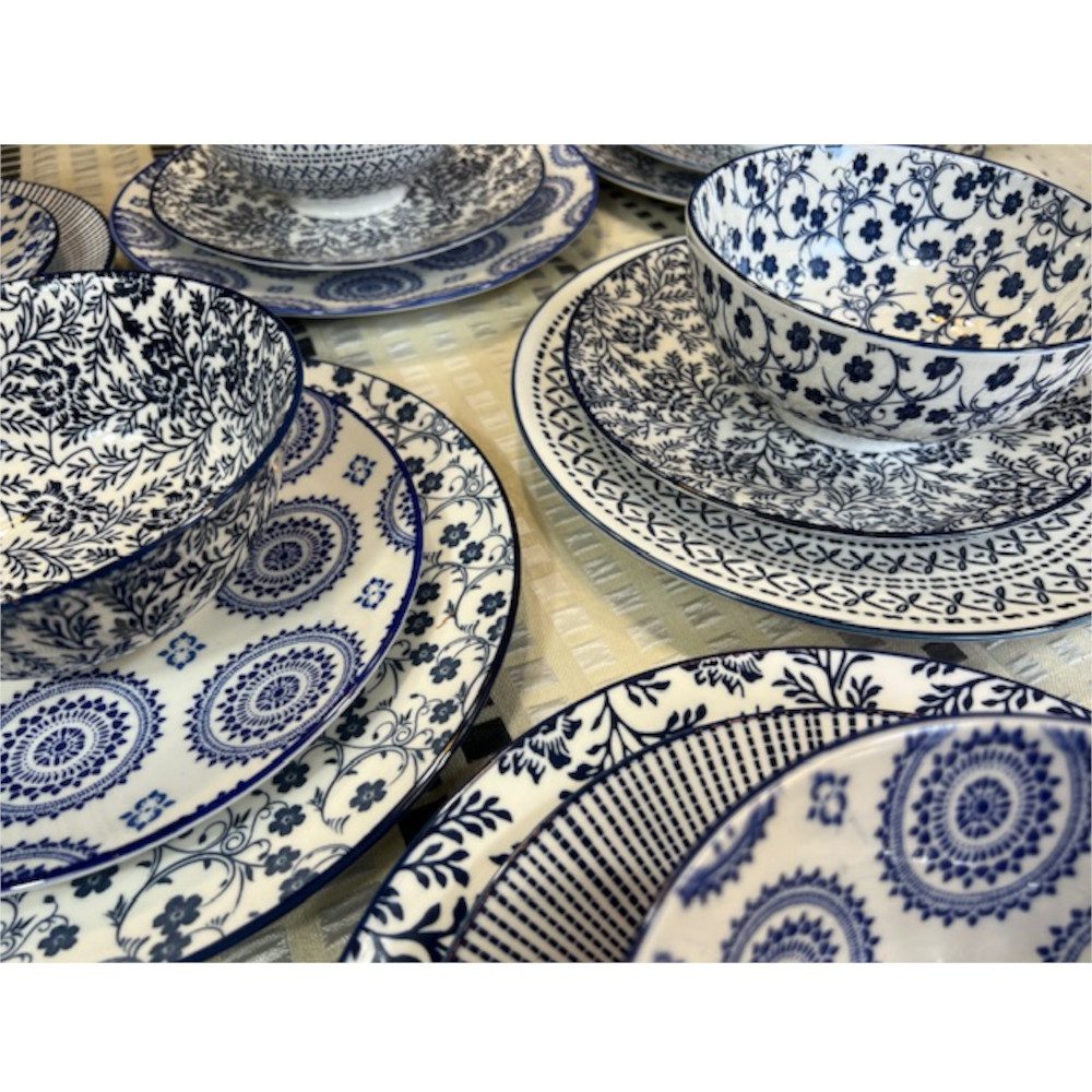 Dinner Set - Blue Mix - Image 2