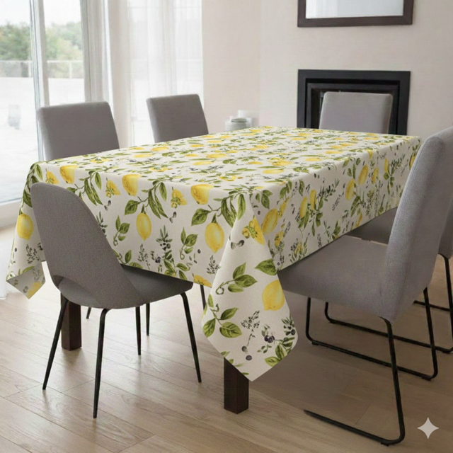 Tablecloth - Lemons and Olives