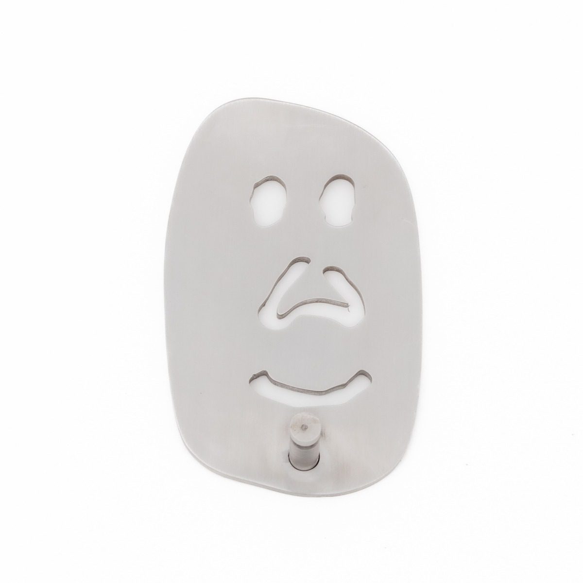Silver Faces Hooks Set Of 3 - Image 2