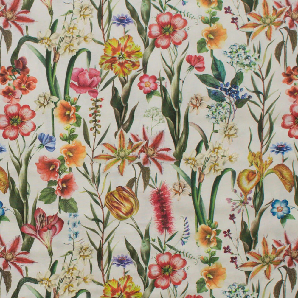 Round Tablecloth - Seamless Floral - Image 2