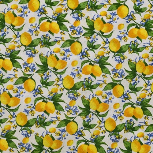 Tablecloth - Lemons With Blue - Image 2