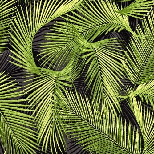 Tablecloth - Palms On Black - Image 2