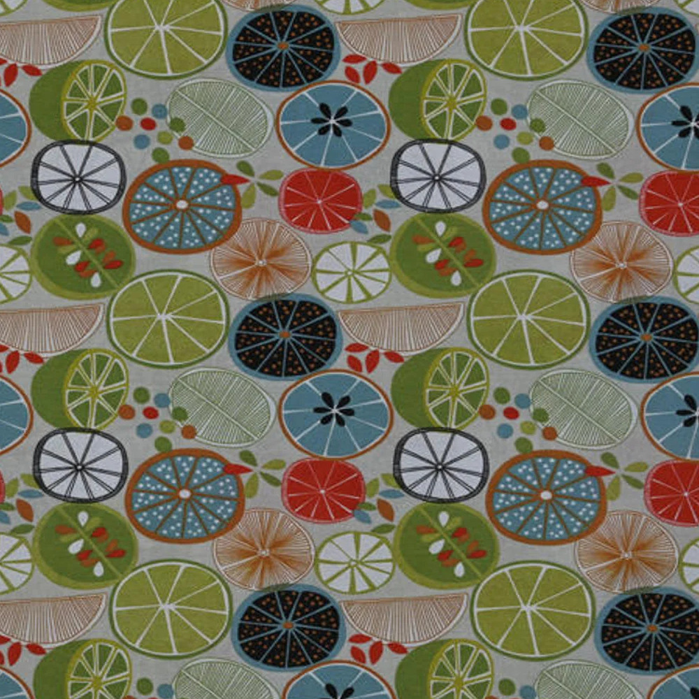 Round Tablecloth- Urban Cut Lemons