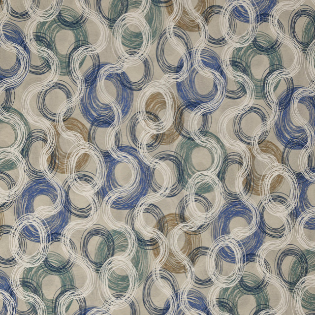 Tablecloth - Blue Swirl - Image 2