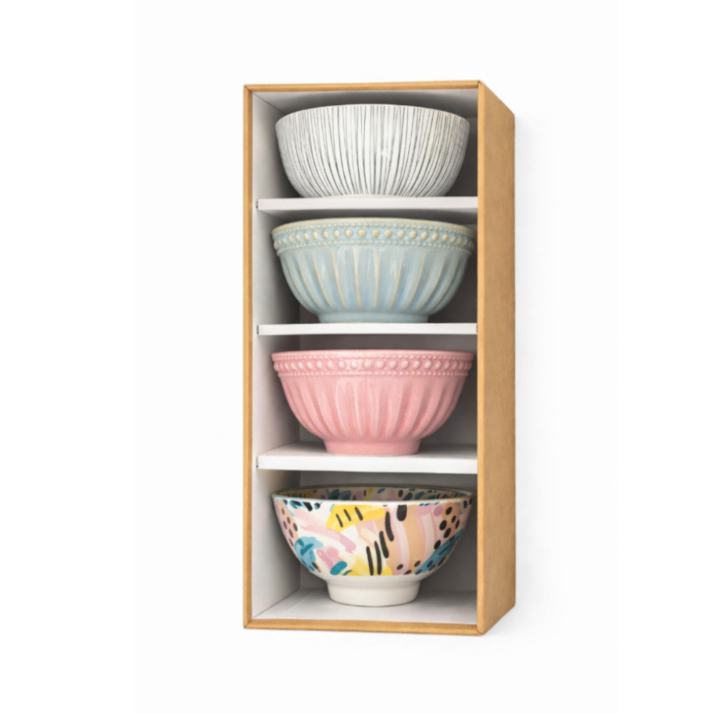 Porcelain Bowl Set 3 (Set Of 4)