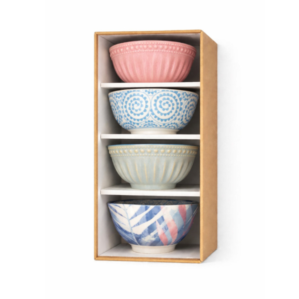 Porcelain Bowl Set 4 (Set Of 4)
