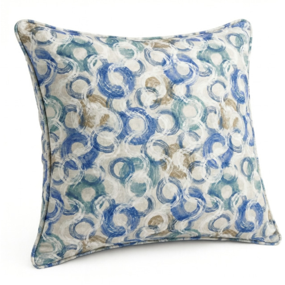 Scatter Cushion Cover - Blue Swirl