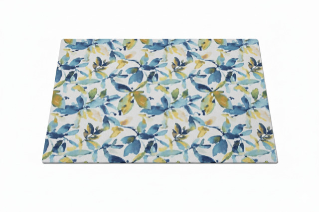 Placemat - Water Resistant - Blue Leaves - Image 2