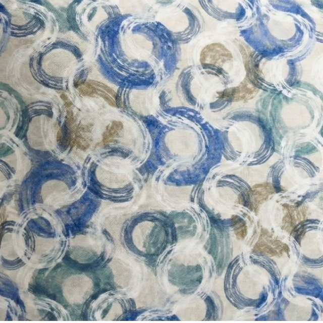 Scatter Cushion Cover - Blue Swirl - Image 2
