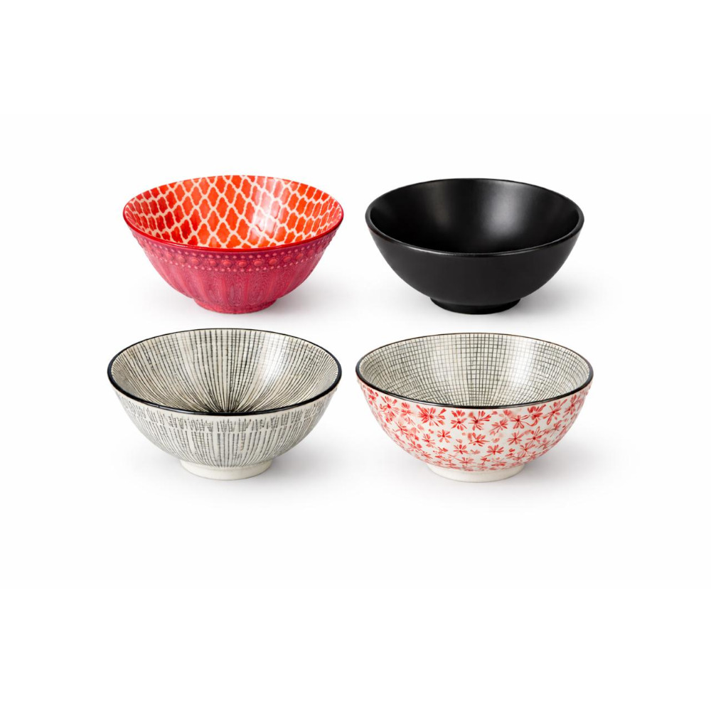 Porcelain Bowl Set 8 (Set Of 4) - Image 2