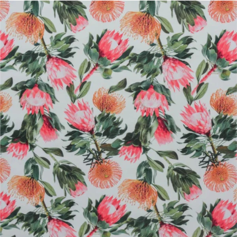 Tablecloth Water Resistant Red Protea - Image 2