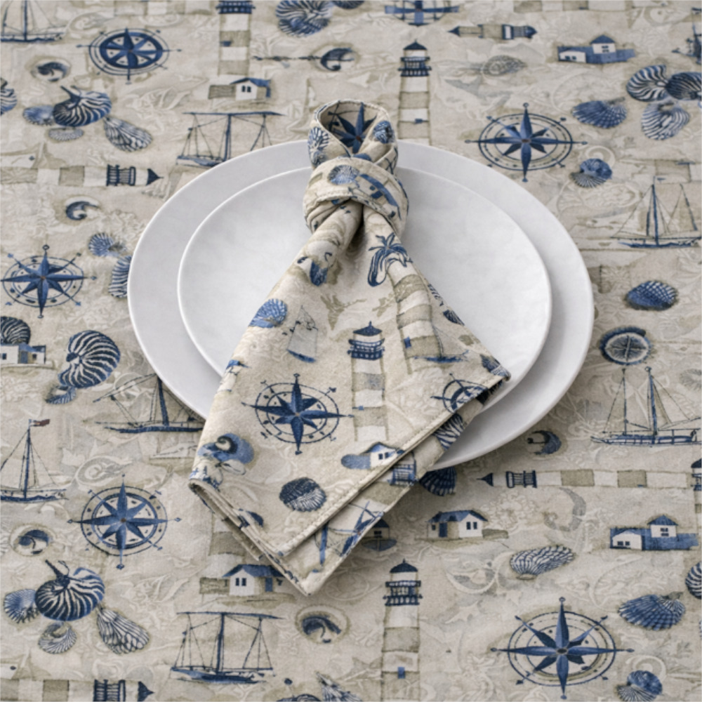 Serviette - Nautical - Set Of 6