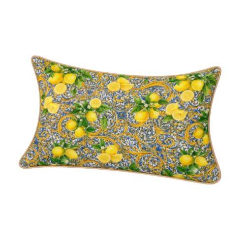 30 x 50 Scatter Cover Lemons and Blue