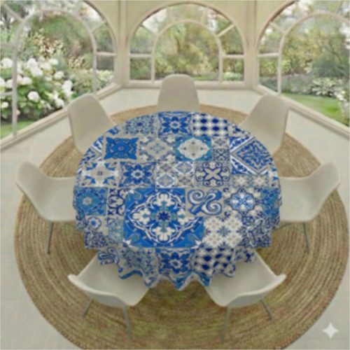 Round Tablecloth Mosaic