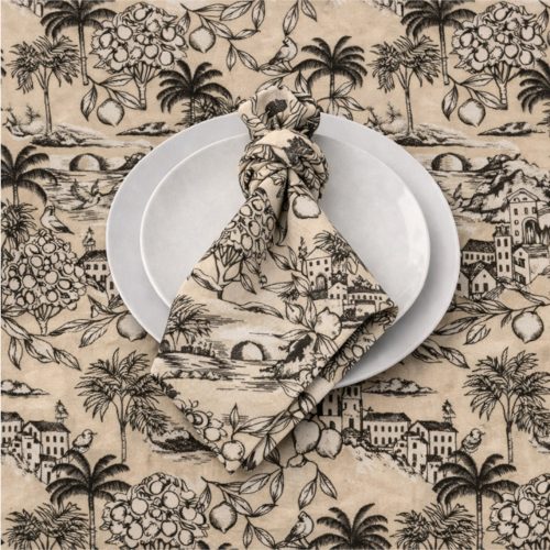 Serviette Country Scene