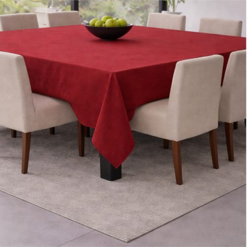Sqyare Tablecloth Red